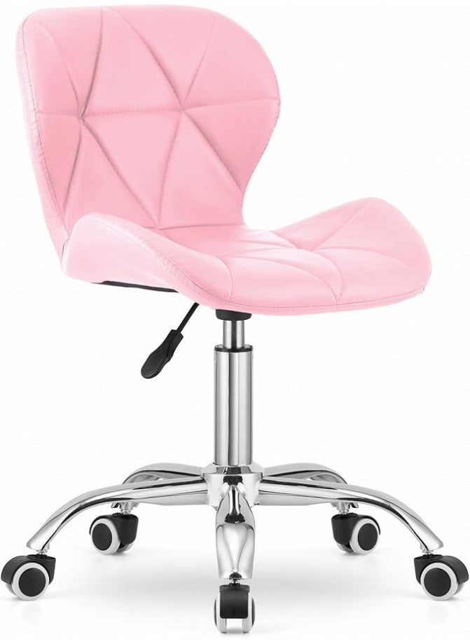 Modern Ergonomic Faux Leather Office Chair - Swivel Desk Chair with Adjustable Height and Easy-Care Surface - Image 1